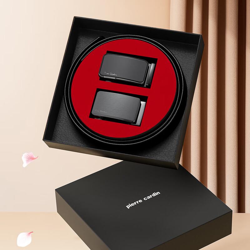 Pierre Cardin Men s Business Casual Leather Belt Gift Set 125cm