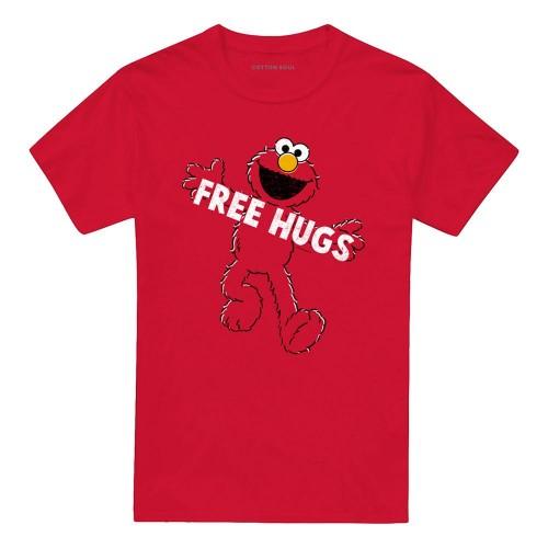 Sesame Street Unisex Adult Free Hugs T-Shirt