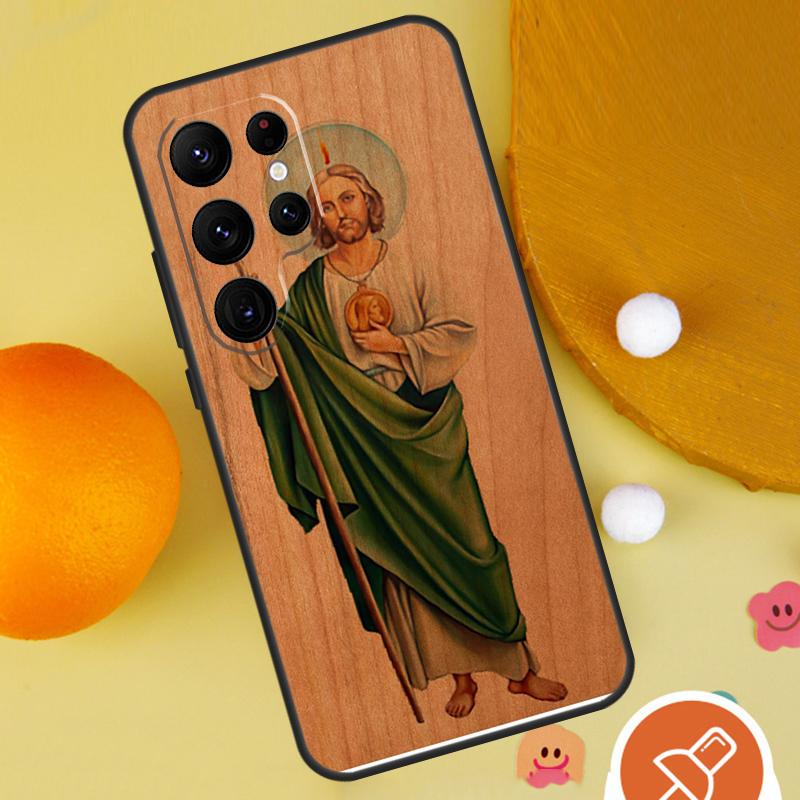 

San Judas Colored Design Phone Case For Samsung Galaxy S25 Ultra S24 S22 S21 Ultra S9 S10 S20 Plus S23 FE Funda Cover Galaxy S20 Plus
