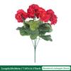 36CM 4/6Pcs Artificial Flowers Silk Begonia Bouquet Realistic Colorful Wedding Home Party Living Room Table Decoration