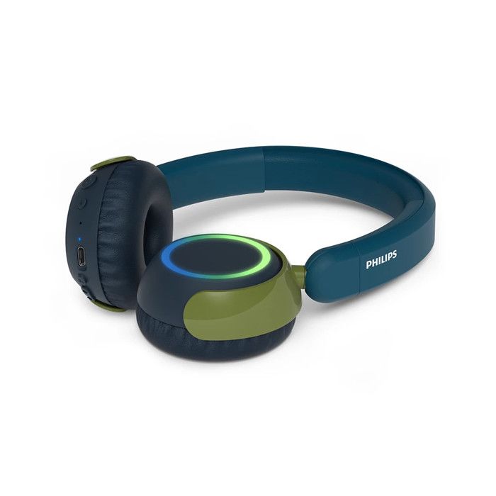 Philips TAK4200CT Cuffie Wireless per Bambini Bluetooth Verde e Blu
