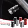 4 Stück Auto-Reifenventil-Schaftkappe Aluminium Rad Luftventilkappe für Renault RS Sport Megane 3 4 2 Clio 5 Line Sandero Scenic Logan WR1