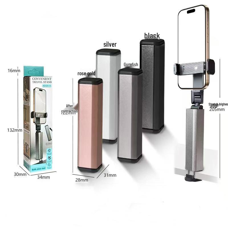 Portable 360° Rotating Phone Stand for Travel and Desktop
