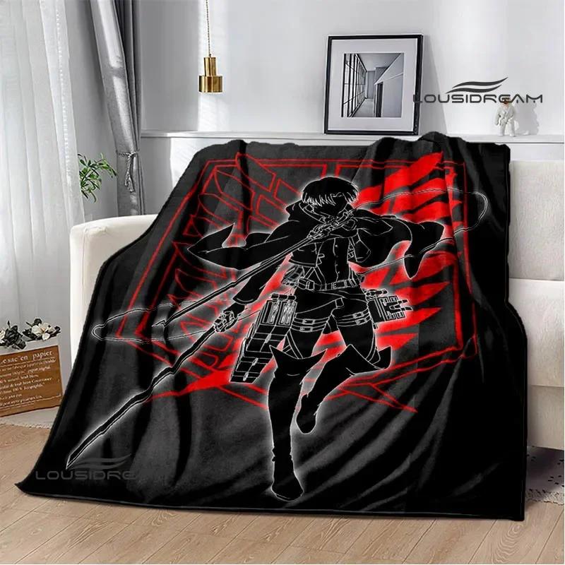 Cartoon A-Attack On Titan Printed Blankets Picnic Blanket Warm Flannel Blankets Home Bed Linings Blankets for Beds Birthday Gift
