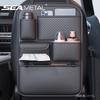 SEAMETAL Car Seatback Storage Bag Car Seat Anti Kick Pad Multifunctional Hanging Bag Seat Organizer Tissue Box Cup Holder