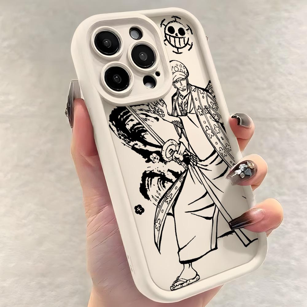 Ones Pieces Luffys Zoros Phone Case for Samsung S26 S25 S24 S23 S22 S21 S20 F06 M16 Note 20 FE Plus Ultra 4G 5G Soft Silicone