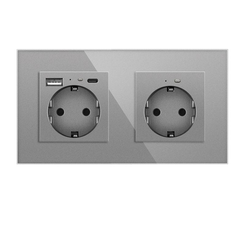 European Standard Smart WiFi Socket with APP Remote, Voice Control, Timer & Power Monitoring