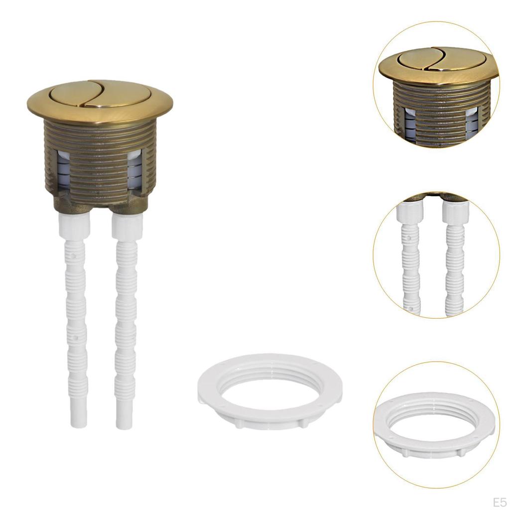 Spolknapp för toalettcistern, 38 mm ventil tillbehör lägenhet