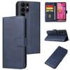 Suitable for Samsung S22 Mobile Phone Leather Case Note20 Matte Calf Pattern Flip Card Wallet Protective Case S21FE