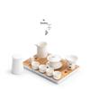 Nanshan White Porcelain Kung Fu Tea Set