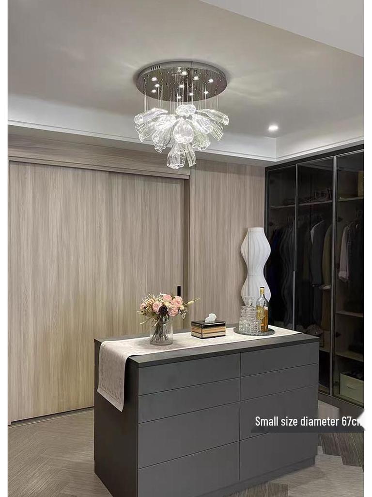 Luxury Crystal Ring Pendant Light for Living Room and Dining Spaces