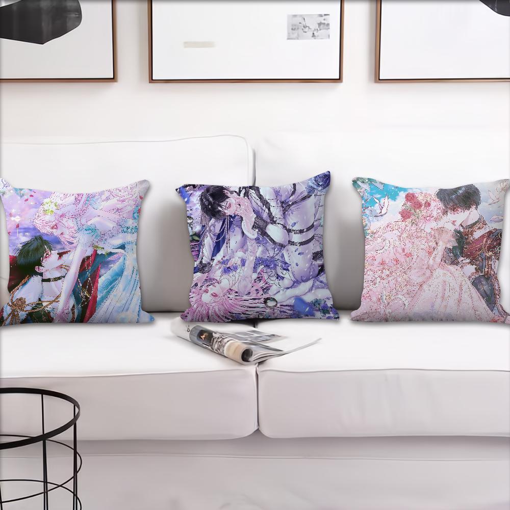 Becoming the V-Villains Family cushion cover Home Office Coffee Pillow Sofa Printing Decoration Room Shop Car Nordic Simplicity