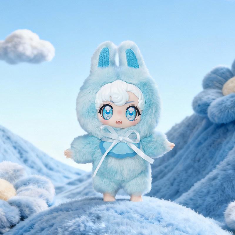 Youbi Xiong Kimmom Plush Blind Box Doll Rabbit Ear Style Stuffed Toy Bag Pendant Keychain Cute Collectible For Bag Decoration