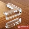 Transparent Table Corner Protective Pad, Anti-collision Wrap Corner, Silicone & Glass & Furniture Sharp Corner Protective Pad