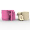 Multipurpose Dog Vase Silicone Mould Versatile Resin Cast Set for Home and Office Decoration and Jewelry Storage