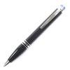 Excellent MONTBLANC Ballpoint Pen Starwalker Black Silver Precious Resin Mens Used