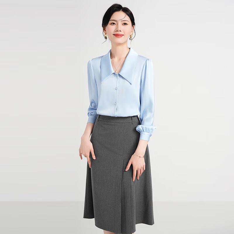 

Teluoman Women s Long Sleeve Professional Blouse 3XL