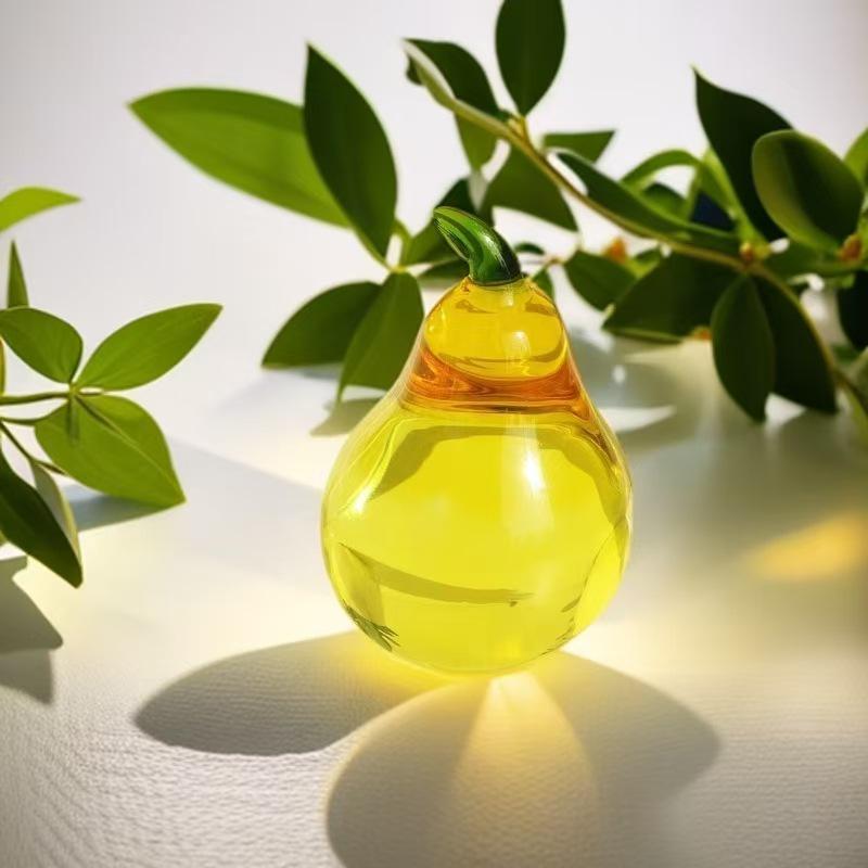 Πολυτελή Κρυστάλλινα Διακοσμητικά Φρούτων: Ροδάκινο, Σταφύλι, Μήλο, Λωτός - Ιδανικό για Διακόσμηση Υπνοδωματίου, Σαλονιού, Γραφείου ή ως Δώρο