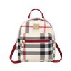 Women's Bag New Trend Fashion Plaid Printing Backpack Multi-functional Small Backpack Women's Oblique Span Bag