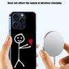 Funny Cute Cartoon Matchman Clear Phone Case For Iphone 17 Air 16 Pro Max 15 Pro 14 Plus 17E 16E 11 13 12 Mini Cover Cases Funda