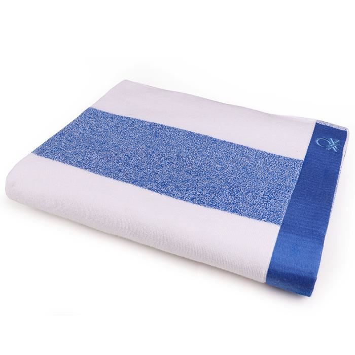 Strandtuch - CASA BENETTON - 90x160 CM - 100% Baumwolle - 450 g/m2 - Außergewöhnliche Weichheit