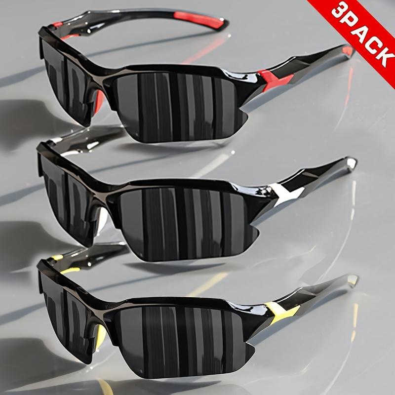 

3PCS UV400 Fishing Glasses Unisex Adult Sunglasses for Outdoor Cycling Mountain Climbing Sports Blue Color