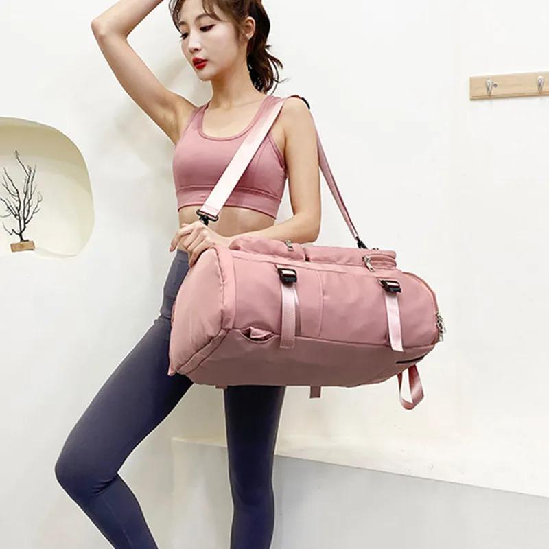 Large Capacity Gym Bags Women Travel Bag Dry and Wet Separation Sports Yoga Luggage Crossbody Bag Casual Weekend Travel Backpack