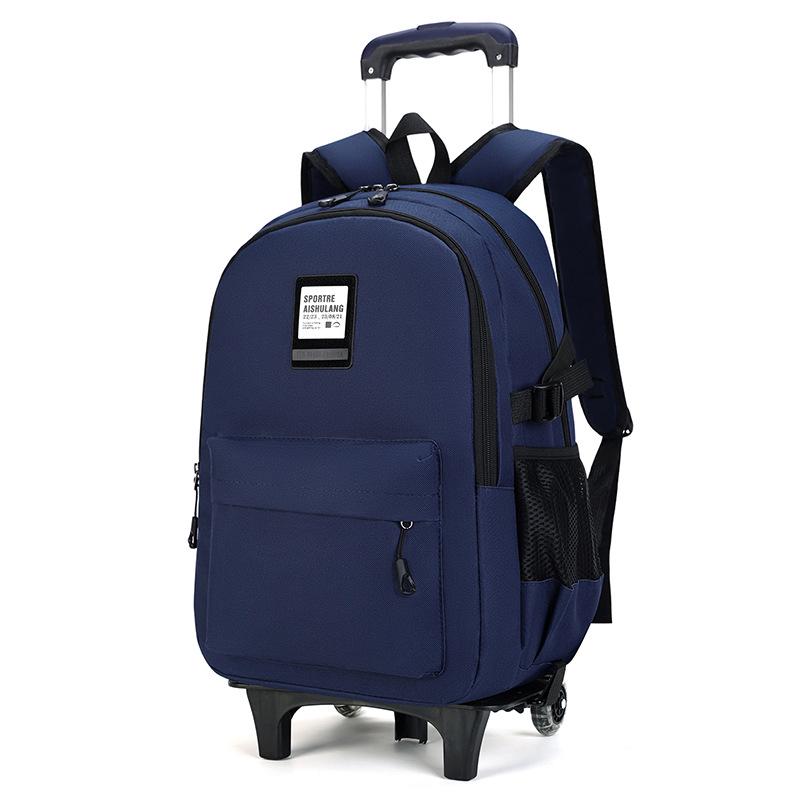 Wasserabweisender Trolley-Rucksack für die Klassen 3-6: Geräumig, mit Rollen, für Grundschüler