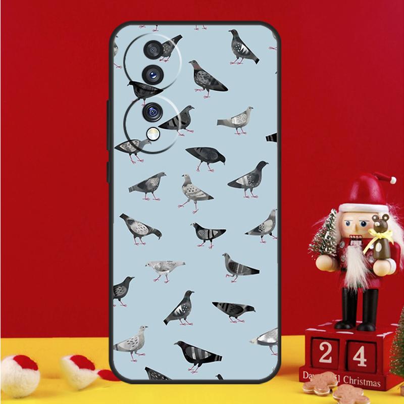 Pigeons Collage Case For Honor Magic 7 6 8 Pro Honor Win X9a X9b X9c X9d X8c X8b 50 70 90 200 400 Lite Cover