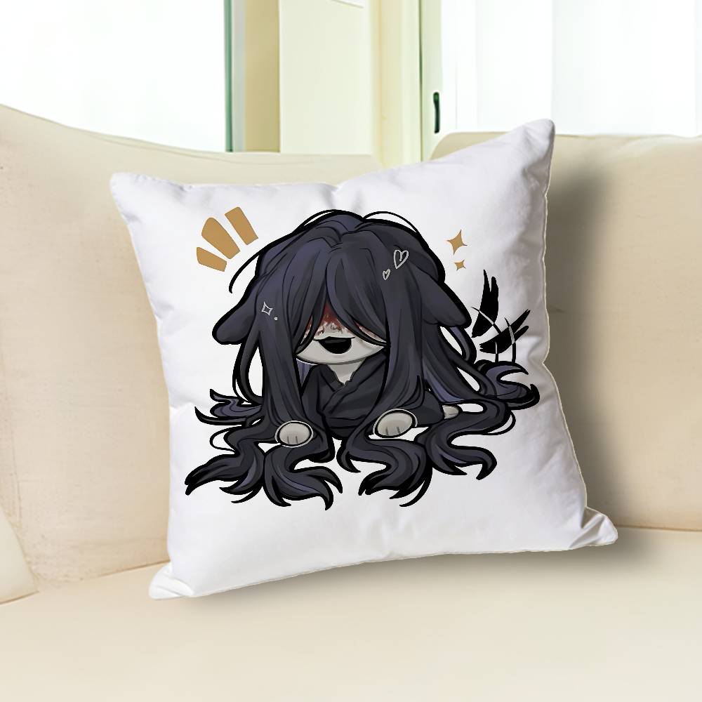 H-Homiciphers Mr C-Crawling Pillow Cases for Bedroom Living Room Sofa Home Decor Polyester Cushion Cover with Zipper