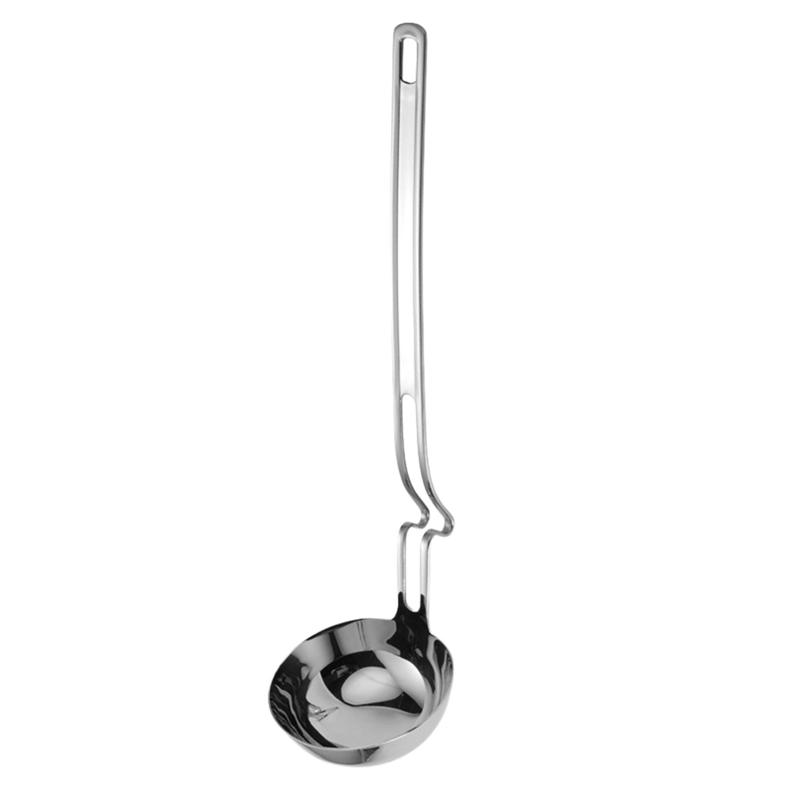 

Stainless Steel Hanging Spoon Colander Public Thickened Hot Pot Soup Spoon Kitchen Cooking Supplies