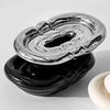 Kreative Donuts Keramik Seifenschale Waschbecken Ablauf Seifenablage Seifenaufbewahrungsregale Seifenaufbewahrungsbehälter Badezimmerzubehör