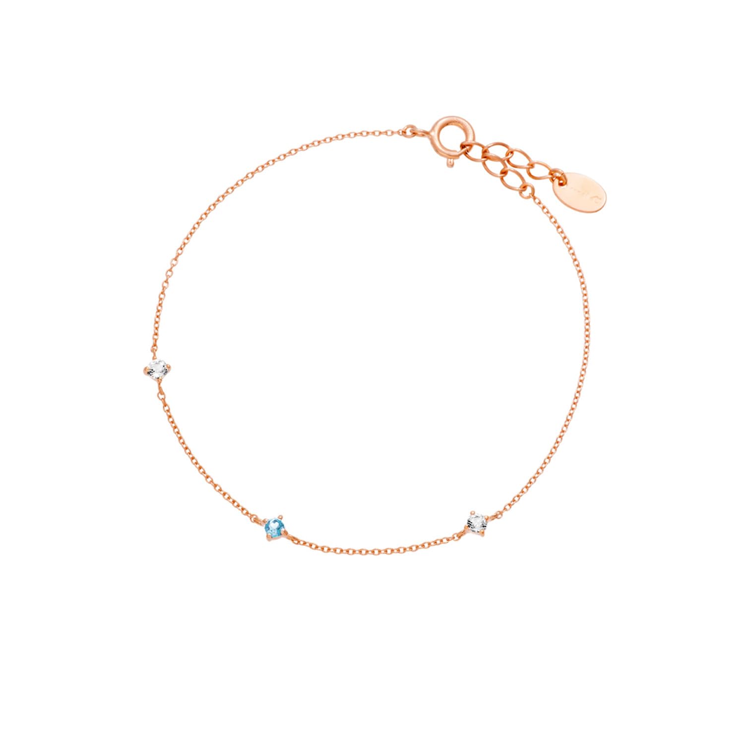 

Silver Bracelet March Aquamarine 151634231003 canal4℃ (SV)