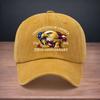 1pc Washed Retro Baseball Cap Featuring Designs Commemorating The 250Th Anniversary of The United State,Curved Brim Duckbill Cap