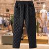Women's Plus Size Warm Cotton Winter Pants for Middle-Aged and Elderly