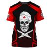 Chef Work T-shirt for Men Personality Pattern O-neck Funny T Shirts 3D Print Fashion Trendy Cook Tee Top Novelties  2025 New
