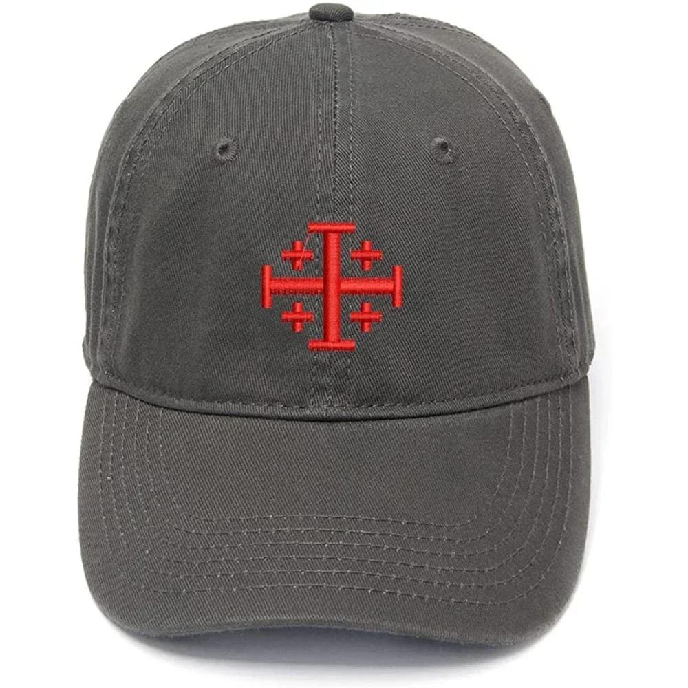 Lyprerazy Unisex's Baseball Cap Cross God Jesus Christian Embroidery Hat Cotton Embroidered Casual Baseball Caps