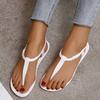 Neue Großhandel Damen Freizeitsandalen, Strand Sport Flache Sandalen, Haus Schlafzimmer Runde Zehen Pantoffeln