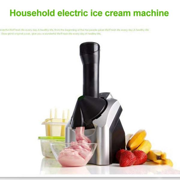 Automatische Fruchteismaschine für den Haushalt, für Kinder, Milchshake-Maschine, Hersteller für gefrorene Desserts, Eiscreme-Werkzeug für Eismaschine
