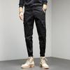 JAYSCE 2024 Yeni erkek Sokak Hip-Hop Tarzı Pantolon Moda Kalın Tulum Açık Eğlence Ince Pantolon