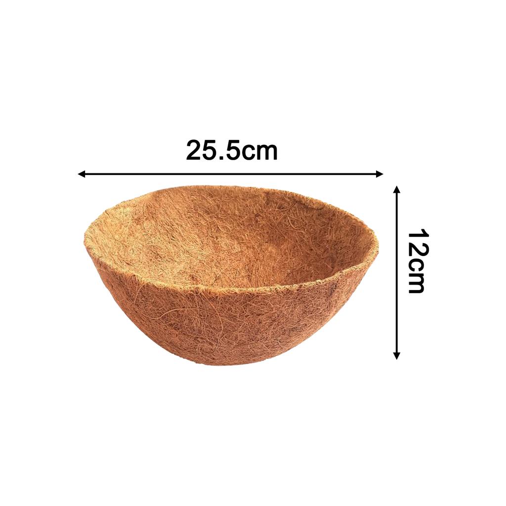 8/10/12/14/16 Inch Round Coconut Palm Pot Liner Hanging Basket Replacement Liner Gardening Planting Cultivating Accessories