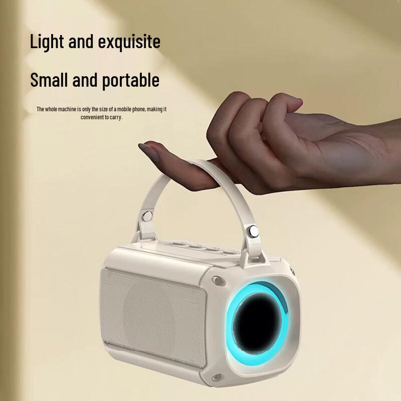 SooPii BT22 Portable Bluetooth Karaoke Microphone Speaker