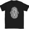Hasma T-Shirt Cosmic Protection Jewdism Hebrew Religious Hand Tee