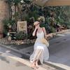 2026 Pure Desire Halterneck Chiffon Dress - Women's Summer Beach Backless Skirt with French High-End Style