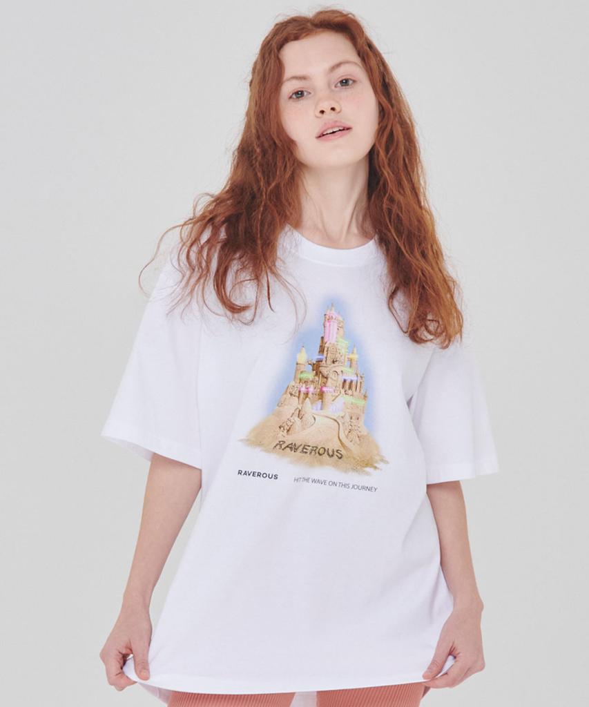 RAVEROUS Sandcastle Print T-Shirt