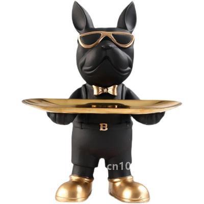 Figurky buldoka,Doplňky pro domácí dekoraci,Stolní ozdoby,Úložný tác,Soška modelu psa,Socha pro dekoraci obývacího pokoje