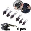 6pcs Instant Repair Kit Zip Zipper 3 Sizes