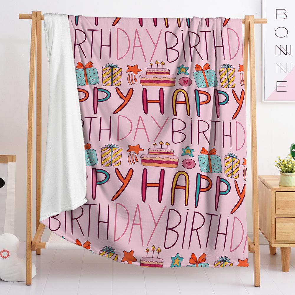 3D Digital Printing Flannel Blanket Flannel Blanket Autumn Spring Autumn