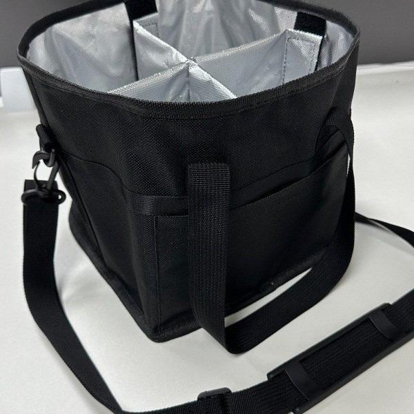 Large Capacity Waterproof Insulated Picnic Bag with Water Bottle Storage