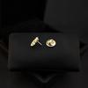 Squisite Spille Cristallo Zircone Corona Traforata Carina per Uomo Donna Giacca Completo Spilla Gioielli Semplici Accessori Personalità